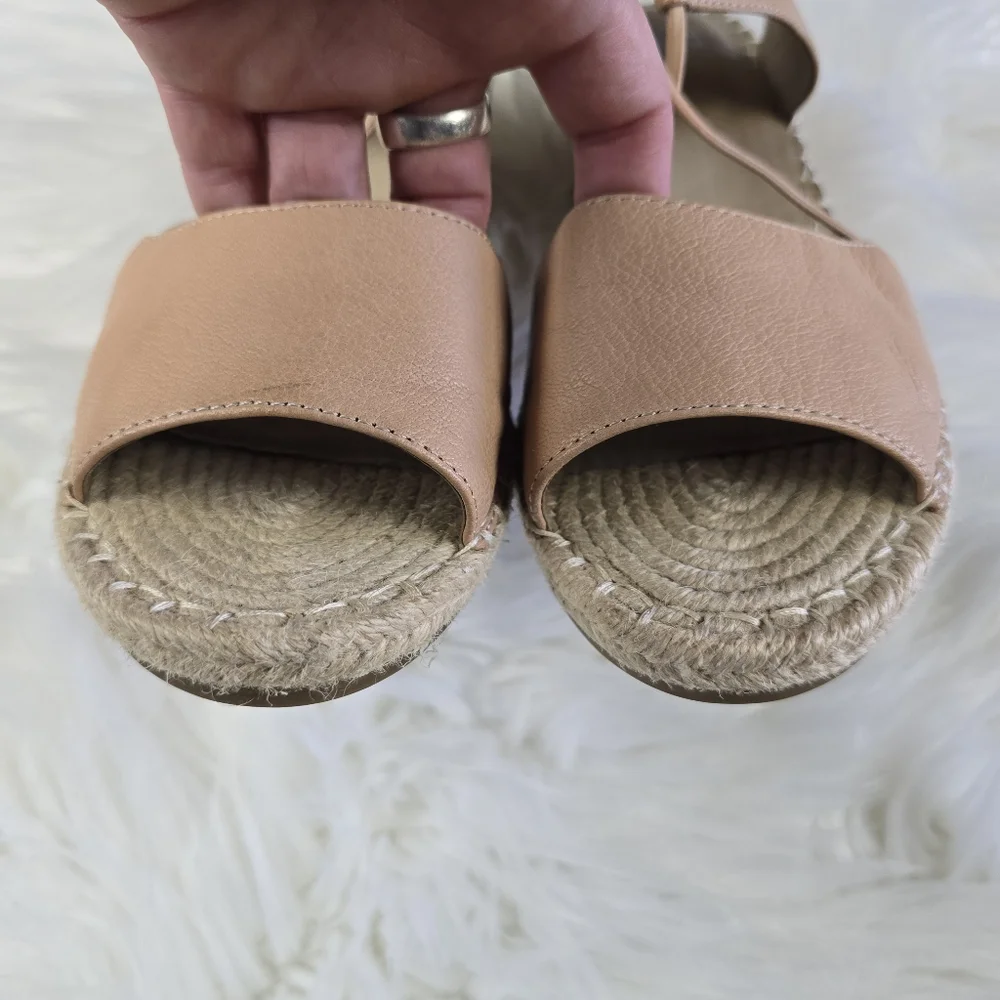 Eileen Fisher Agnes Espadrille Wedge Sandal Size 9